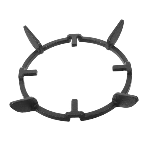 VILLFUL Estante de Soporte para Gas Anillo de Soporte de Hierro para Wok Rejilla Estable y Portátil Eficiencia de Cocción para Ollas y Sartenes