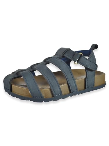 First Steps Boys' Fisherman Sandals - navy, 7 toddler