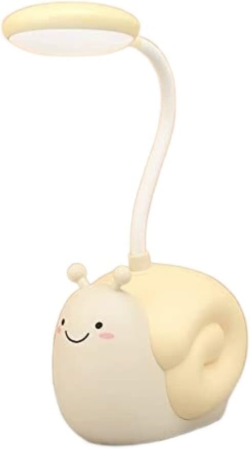 Small Desk Lamp Reading Lamp USB Charging Desk Lamp with Pen Holder Student Writing Hose Dormitory Bedroom Table Lamp Soft Led for Home Study Desk Lamp for Home Office(Yellow)