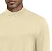 Men's Fashion Shirts Long Sleeve Mock Turtleneck T-Shirts Casual Thermal Undershirt Tops Khaki L