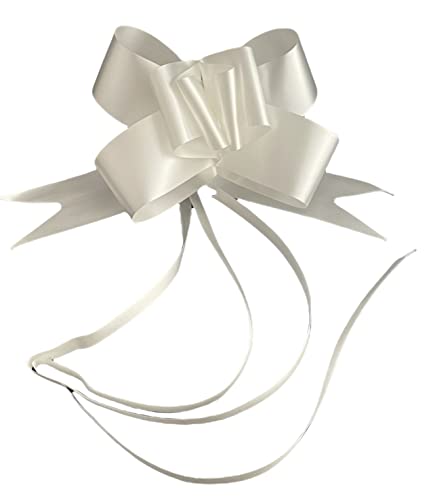 Coccarda Fiocco Grande Bianca per Matrimoni