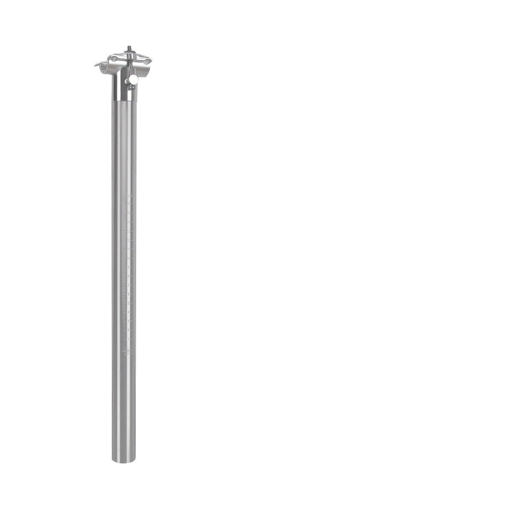 GFDSGRE Bike Seat Post Long Aluminium Bicycle Seatpost 27.2/31.6/33.9mm Diameter Dropper Seatpost 580mm Seat Post(Silver 33.9X580mm)