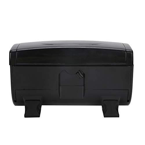 Dispensador de papel de aluminio, Dispensador de papel de peluquería plegable para teñir el cabello, Láminas de resaltado Herramienta de corte Suministros para peluquería, negro