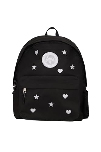 hype School College Casual Work Hiking Backpack for Kids Boys Girls Teens Men Women (Black Chrome Charm, One Size)