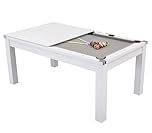 Pureline 6ft Pool & Dining Table (White/Grey)