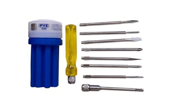 Copper-RICO™ PYE- Screwdriver Kit with 8 in 1 Blades and Electrical Tester for Multipurpose Application/Precision Screwdriver Set (PYE 595) (B09XK3NMR7) Amazon Price History, Amazon Price Tracker