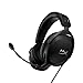 HyperX Cloud Stinger 2 – Größe neu definiert, Leichtes Over-Ear-Headset mit Mikrofon, Stummschaltung durch Wegklappen des Mikrofons, 50mm-Treiber, PC kompatibel, Schwarz