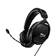 HyperX Cloud Stinger 2 – Größe neu definiert, Leichtes Over-Ear-Headset mit Mikrofon, Stummschaltung durch Wegklappen des Mikrofons, 50mm-Treiber, PC kompatibel, Schwarz