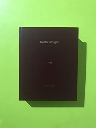 Java How to Program, Early Objects (Deitel: How to Program): Deitel ...