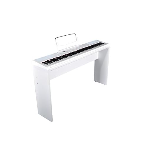 Artesia pa-88white pianoforte digitale 88 tasti, Bianco