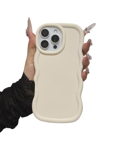 Coque anti-choc iPhone 16 Pro Max silicone TPU souple blanc housse fille protectrice