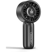 ARCTICOOL Portable Mini Fan with Digital Display - 7500RPM Ultra-Fast Portable Hand Fan, 2000mAh ...