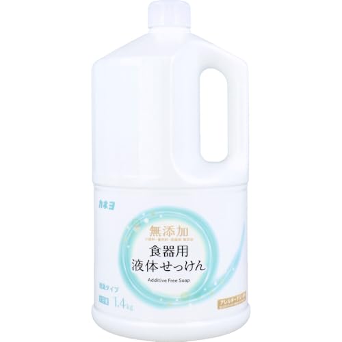 業務用 カネヨ石鹸 無添加 食器用液体せっけん 台所洗剤 詰め替え 大容量 1.4kg アレルギーテスト済