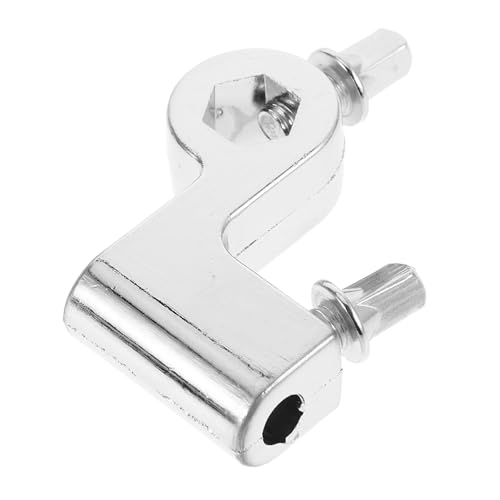 HANABASS Single Pedal Mounting Rack Drum Pedal Beater Holder for Bass Drum Sturdy Metal Plastic Construction Quick Setup Accessory