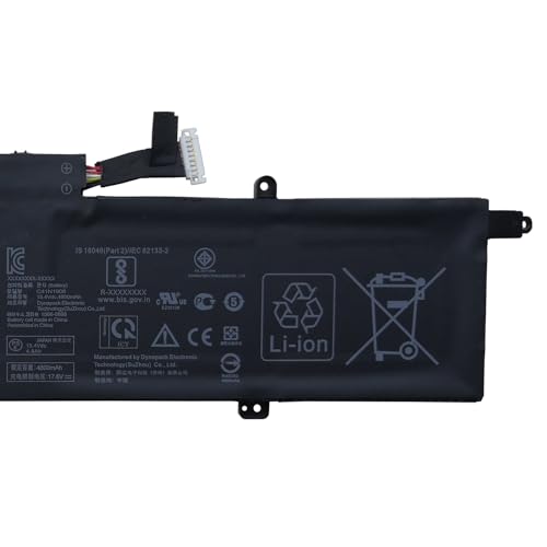 Image of C41N1908 Battery 76Wh 4940mAh Replacement for Asus ROG Zephyrus G14 GA401 GA401IV GA401IH GA401II GA401IU Series C41PQ05 4ICP4 /59 /134 0B200-03610000 0B200-03610100 0B200-03610200 15.4V