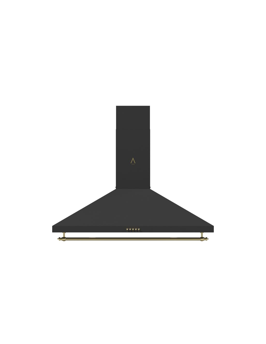 ALPHA Campana Decorativa Rústica Dorada GEA GOLD-90 Clase A, 850m3 Luz Led