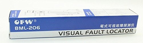 Hanchen BML-206 30mW luz roja/localizador de fallas visuales probador láser de fibra óptica 2.5mm