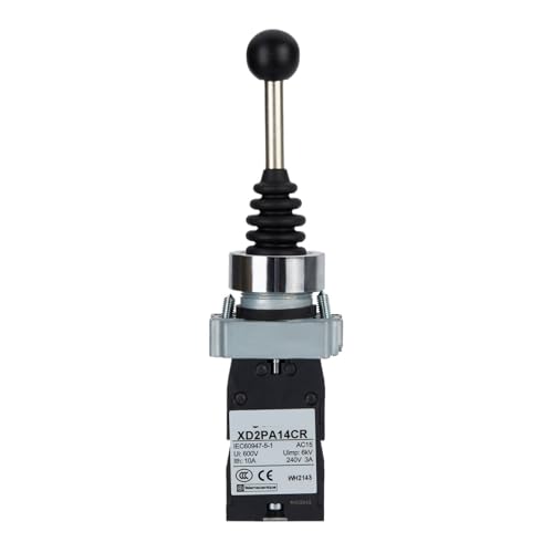 Interrupteur à bascule croisé XD2PA14CR joystick métallique robuste - 2