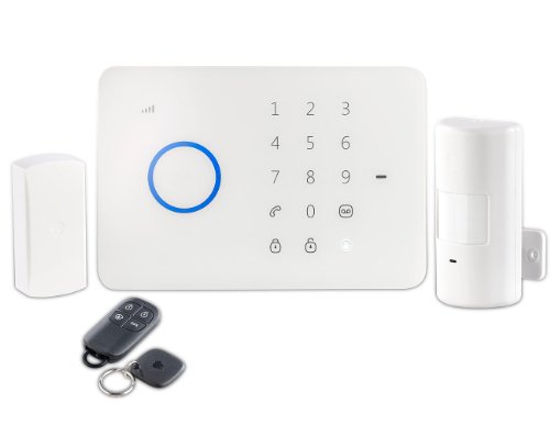 VisorTech Kleine Alarmanlage: GSM-Alarmanlage XMD-4800.pro (Versandrückläufer) (Bewegungsmelder außen mit Alarm, Alarm System für zu Hause, Überwachungssystem Funk)