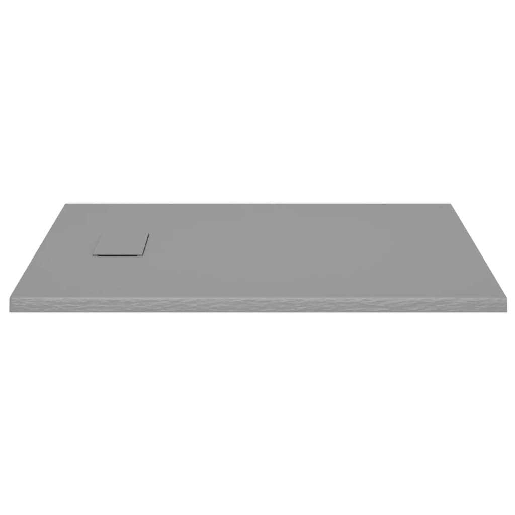 INLIFE Plato de ducha SMC gris 100 x 80 cm, 12,9 kg, 148935