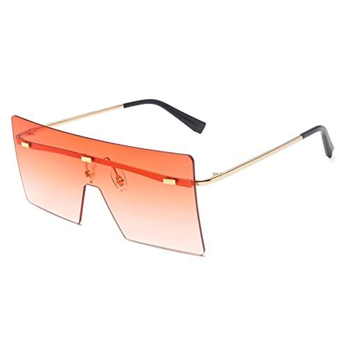 Lunettes de soleil sans monture oversize pour vos terrasses en ville et escapades au soleil d'été