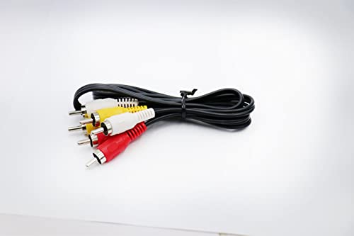 LRIPL RCA Cable Male to Male Audio Video AV Cable for HDTV LCD LED TV Set Top Box & Home Theater Studio, Sound Bar, MPEG-4 Box Black 2 31cjU1PAJgL