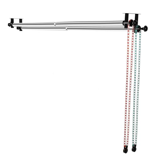 MagicLine Photography Backdrop 2 Roller Support System 118 Wall Mount Manual Background Holder for Ceiling/Light Stand Crossbars for Heavy Duty Backdrop Stand for Small&Home Studio(Stability)