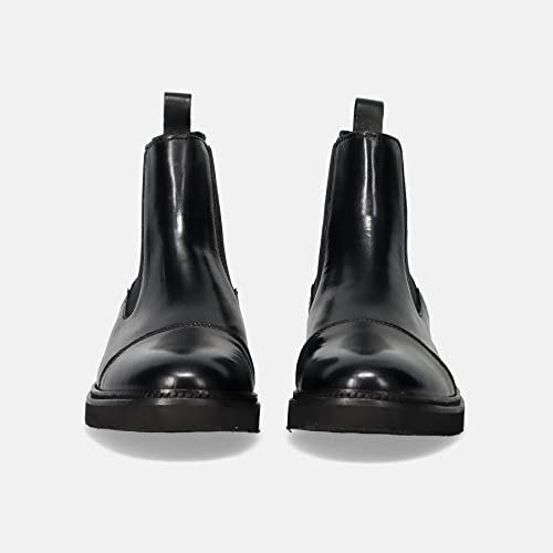 SANGIORGIO Bottines Beatles Femme Noir en Cuir Souple – D624 Softy Noir – Taille - Les Beatles, Paul McCartney, John Lennon, RIngo Starr, George Harrison SANGIORGIO Bottines Beatles Femme Noir en Cuir Souple - D624 Softy Noir - Taille – Image 4