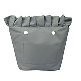 Photo Gallery qiuming organizer obag con piega a balza, tessuto impermeabile, fodera interna, tasca con cerniera per classic mini o bag Photo Gallery qiuming organizer obag con piega a balza, tessuto impermeabile, fodera interna, tasca con cerniera per classic mini o bag