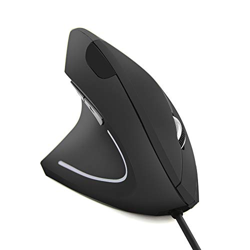 Ratón inalámbrico zurdo vertical y ergonómico para uso en computadora 3