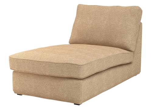 CRIUSJA Couch Cover ONLY! for IKEA Kivik Sectional Sofa Chaise Longue, Sofa Slipcovers for Living Room with Cushion Covers (Customized Covers)