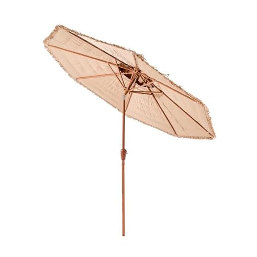 VEVOR Tiki Umbrella with Adjustable Tilt