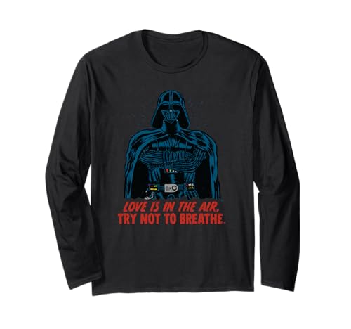T-shirt Star Wars Darth Vader en coton haut de gamme, édition spéciale Saint-Valentin
