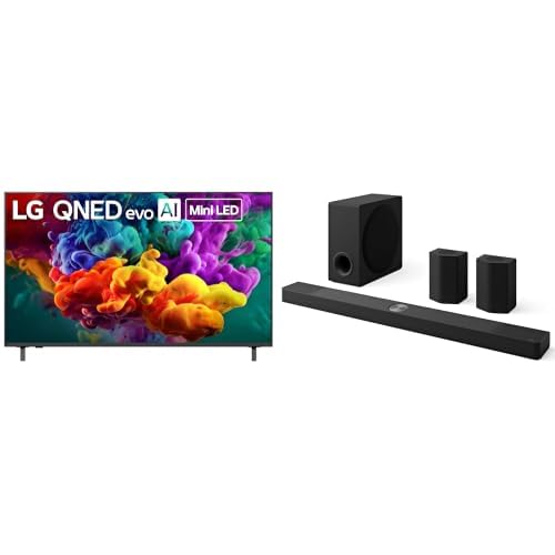 Image of LG 65-Inch Class QNED evo AI QNED84B Series Mini LED 4K Smart TV (65QNED84BUA, 2026) S95AR 9.1.5 ch. Home Theater Soundbar with Wireless Subwoofer, Dolby Atmos Audio, TV Synergy, Wow Interface
