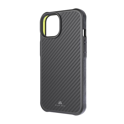 Coque carbone iPhone 14 Black Rock - Protection robuste noire
