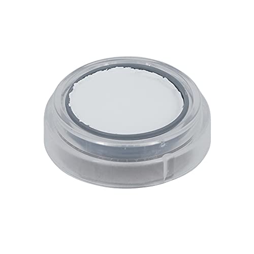 Grimas Water-Make-Up, 2.5ml Wasserschminke, Farbe weiß 001, professionelle Körperfarbe, schnelltrockend und sehr hautschonend, ideal fürs Kinderschminken, Karneval und Halloween, auf Wasserbasis