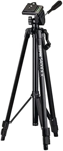 SUNPAK(R) 620-540DLX 5400DLX 54"" Tripod with 3-Way Pan Head for Digital Cameras (SPK620540DLX), Black