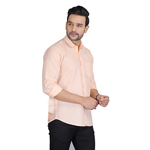 Image of Man Slim Fit Cotton Casual Shirt