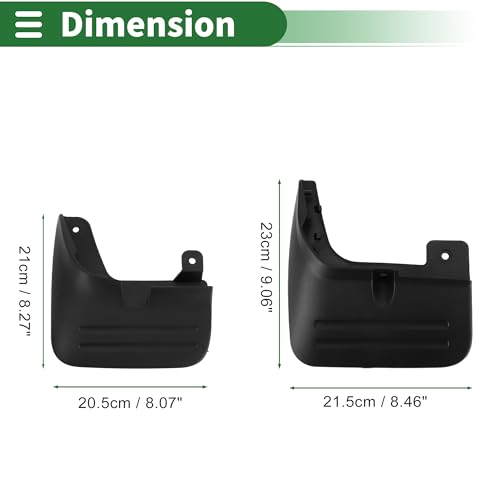 Image of Motoforti Mud Flaps Splash Guards Mud Guards for Hyundai H-1 Stanex 2011-2023 W /Mount Accessories