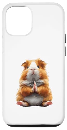 Meerschweinchen Meditation Zen Calm Animal Yoga Hülle für iPhone 12/12 Pro