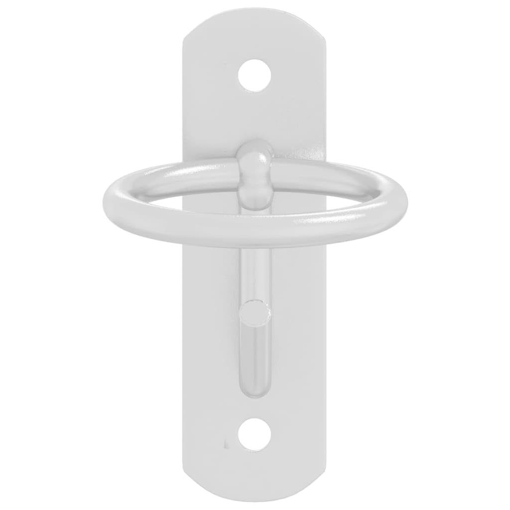 Eimerhaken 3er Set Wandmontage Silbern Verzinkter Stahl langlebig robust vielseitig für Pferdefutter Wasser Futterzusatz, Stall, Reitsport, Tierpflege, Befestigung, Tierhaltung