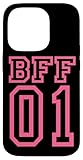 iPhone 14 Pro Pink BFF 01 Best Friends Matching Bestie Friendship Day Girl Case
