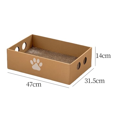 Boîte à gratter pour chat Style B en carton ondulé - 3