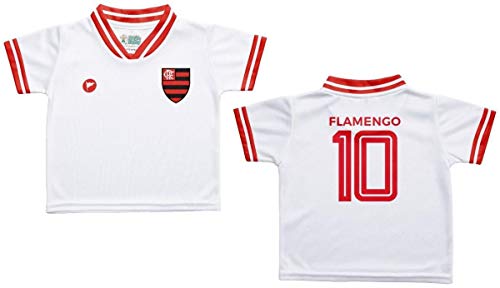 Camiseta Bebê Flamengo Branca - Torcida Baby