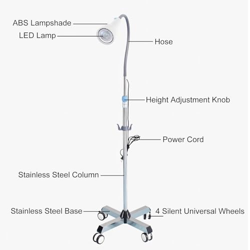 Lampe d'examen médical à LED mobile pour éliminer les zones d'ombre - 3