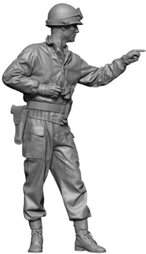 H3モデル 1/24 WWII アメリカ M8グレイハウンド装甲車 乗員#3 レジンキット HS24082 (人)