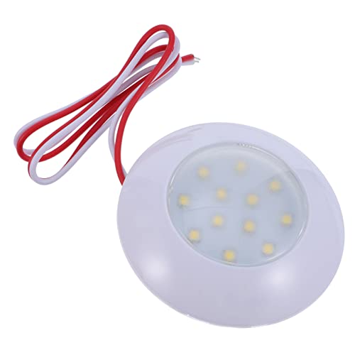 HOLIDYOYO LED Round Downlights Light for Rvs Boats Vehicles Color Temperature Lumen Brightness Moisture Sealed Lens for Narrow Spaces