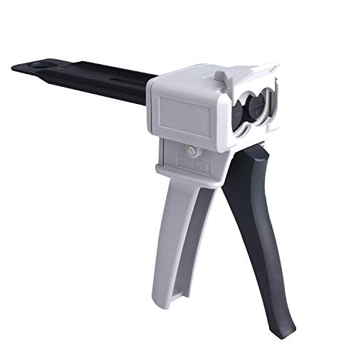 50ml Dispenser Gun Kit,Impression Mixing Dispensing Gun Applied to 1: 1/1: 2 AB Plastic Tube