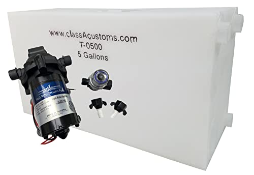 Class A Customs | 5 Gallon RV Concession Fresh Water Tank wi...