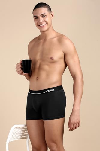 Image of &Circus Men's Puresoft Beechwood Modal Boxer Brief | Ultra Soft Mens Breathable Boxer Briefs Innerwear Men